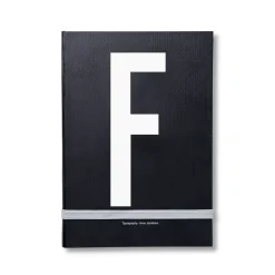 Carnet de note Design Letters, F