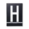 Carnet de note Design Letters, H