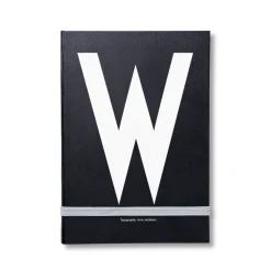 Carnet de note Design Letters, W