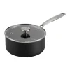 Casserole Combekk Element avec couvercle en aluminium noir, Ø18 cm
