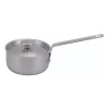 Casserole en acier inoxydable avec couvercle Inox, 1,2 l