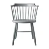 Chaise J18, Beech light grey painted