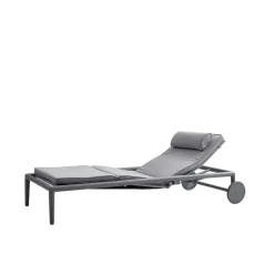 Chaise longue Conic, Light grey