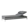 Chaise longue Rest, Cane-Line Natté grey, simple