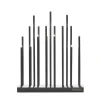 Chandelier Elflugan, Gris anthracite