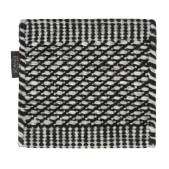 Échantillon de tapis Lea en laine, Noir