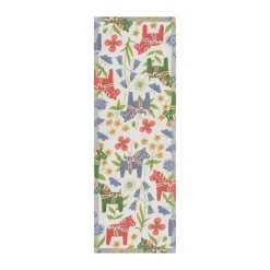 Chemin de table Blomsterhäst 35x100 cm, Multi