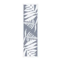 Chemin de table Ormbunkar 50x150 cm, Bleu-blanc