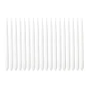Cobra Hanukkah bougies - lot de 18, Blanc