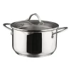 Cocotte avec couvercle en verre Kosmo 22 cm 3 L, Acier inoxydable