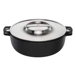 Cocotte Norden Grill Chef en fonte et acier inoxydable, Ø30 cm