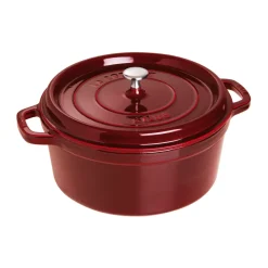 Cocotte ronde La Cocotte Staub fonte 6,7 L, Rouge grenadine