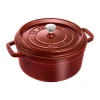 Cocotte ronde La Cocotte Staub fonte 5,2 L, Bois d'eucalyptus