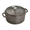 Cocotte ronde La Cocotte Staub fonte 1,7 L, Gris graphite