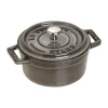 Cocotte ronde La Cocotte Staub fonte 0,25 L, Gris graphite