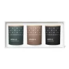 Coffret cadeau bougie parfumée Hibernation mini, 3 Pièces