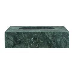 Coffret à mouchoirs Marble 14x25,5 cm, Dark forest