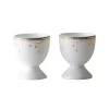 Coquetier Julemorgen Lot de 2, Blanc