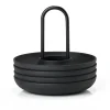Coquetiers avec support Singles, lot de 4, Black