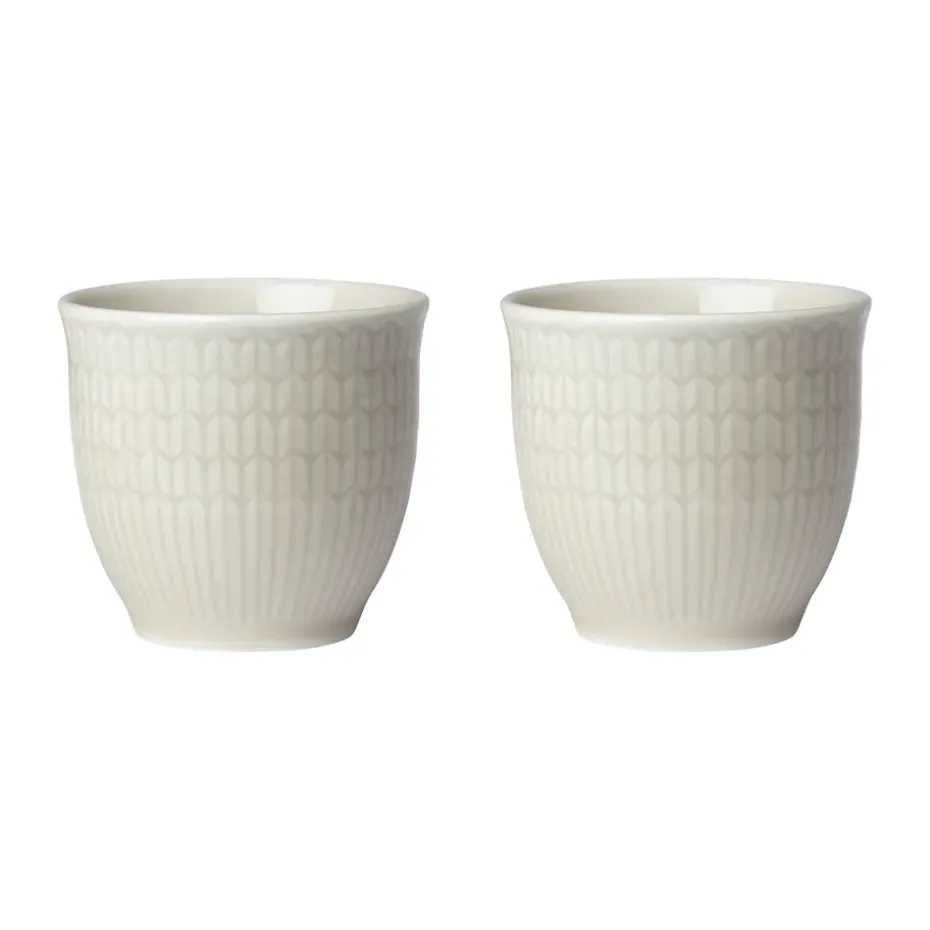 Coquetier Swedish Grace Lot de 2, Avoine
