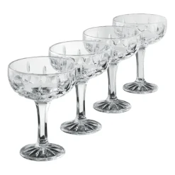 Coupe à champagne Harvey 25 cl Lot de 4, Transparent