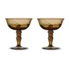 Coupe à champagne italienne Opacity 15 cl lot de 2, Brun