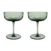 Coupe à champagne Like 10 cl, lot de 2, Sage