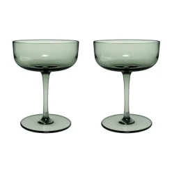 Coupe à champagne Like 10 cl, lot de 2, Sage