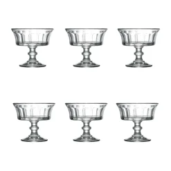 Coupe à champagne Perigord 22 cl, lot de 6, Transparent