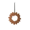 Couronne de Noël Gingerbread Ø18.5 cm, Brun
