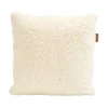 Coussin en peau de mouton Shepherd Lina 40 x 40 cm, crème