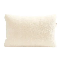 Coussin en peau de mouton Shepherd Lina 60 x 40 cm, crème