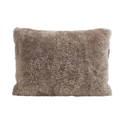 Coussin en peau de mouton Shepherd Lina 40 x 30 cm, pierre