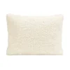 Coussin en peau de mouton Shepherd Lina 40 x 30 cm, crème