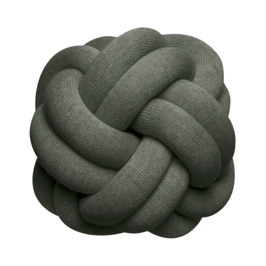 Coussin Knot, Forest green