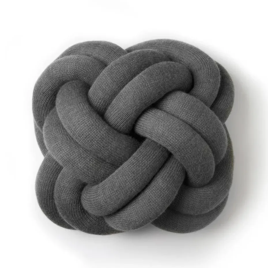 Coussin Knot, gris