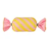 Coussin Pippi bonbon, Rose