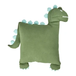 Coussin Rice dinosaure 48x52 cm, Green