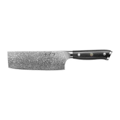 Couteau à légumes Damascus By Hâws 30 cm, Noir-acier inoxydable