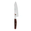 Couteau de chef japonais Miyabi 6000MCT Santoku Rocking, 18 cm