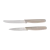 Couteau éplucheur Nordwik 2 pièces, Taupe