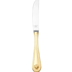 Couteau Versace Medusa plaqué or, 22,5 cm