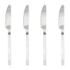 Couteau Yuka, lot de 4, Acier brossé