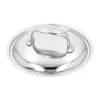 Couvercle Demeyere Atlantis 7 en acier inoxydable, Ø18 cm