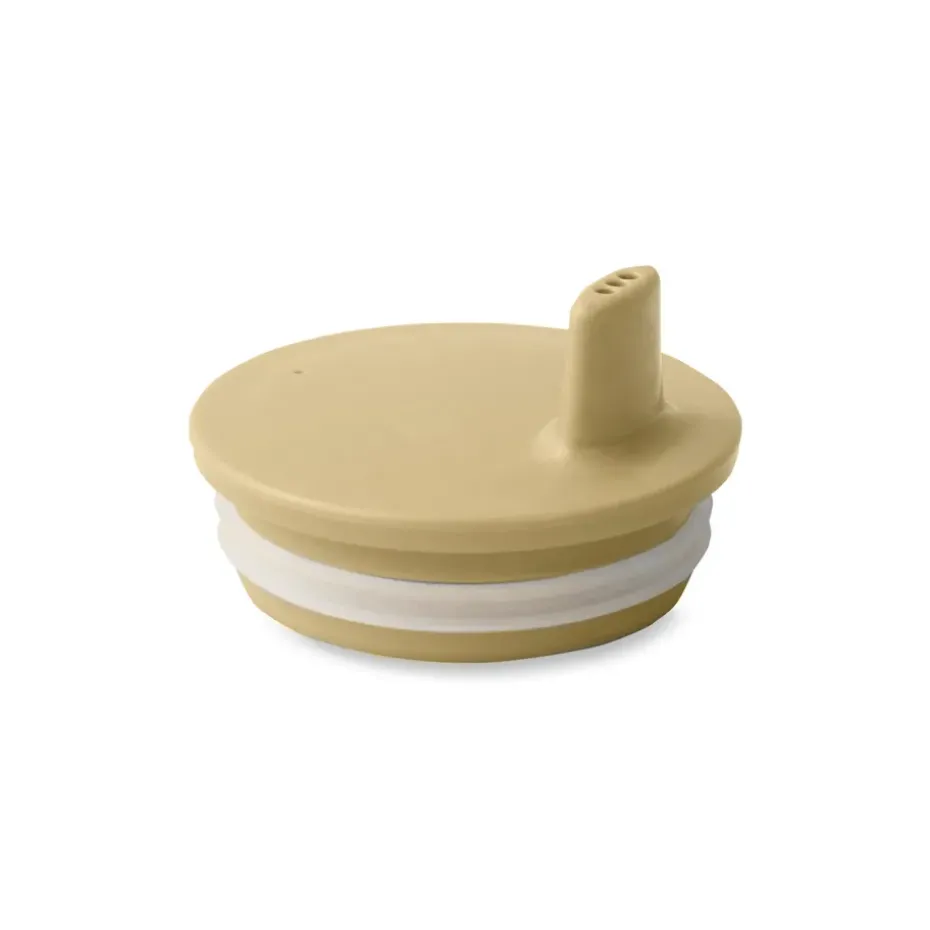 Couvercle pour tasse en mélamine Design Letters, Beige