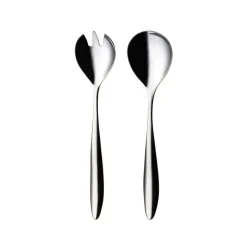 Couvert à salade Lykke 2 pièces, acier inoxydable
