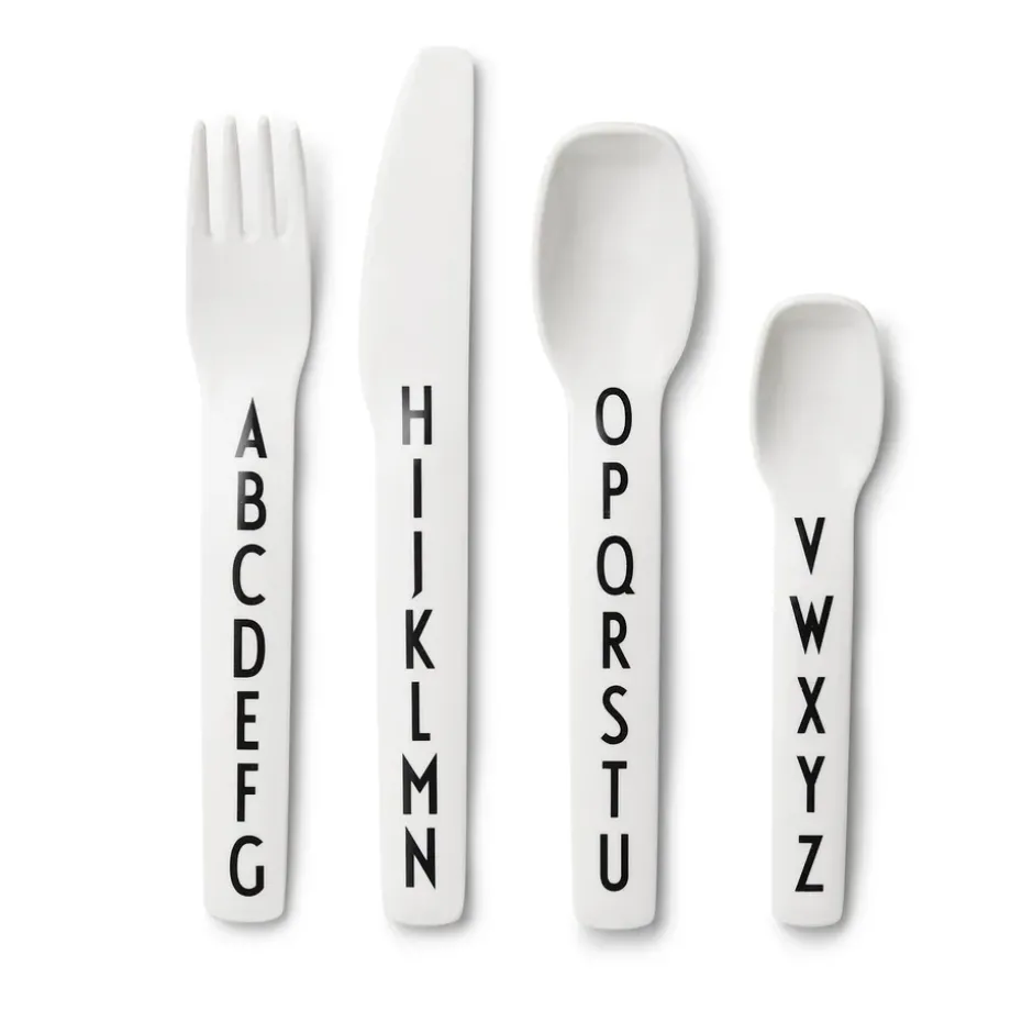Couverts enfants Design Letters, 4 pièces