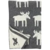 Couverture en laine Elan, gris 90x130 cm