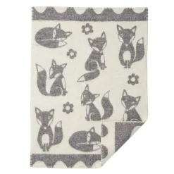 Couverture enfant Fox, gris