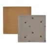 Couverture pour enfant Toucan lot de 2, Clay-caramel